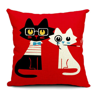 Almohada de Cintura en Algodón y Lino para Gatos - Image 19