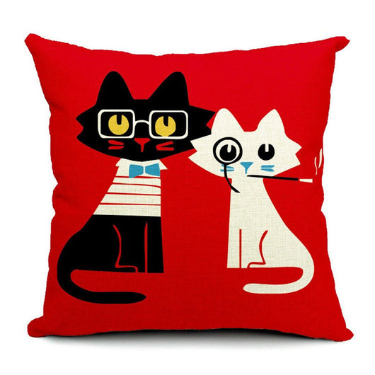 Almohada de Cintura en Algodón y Lino para Gatos - Image 19