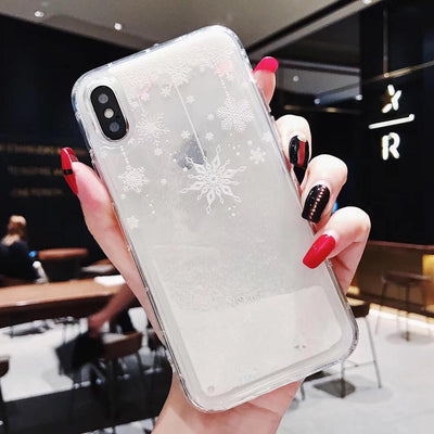Funda Móvil Apple Copos de Nieve Arena Navidad - Image 19