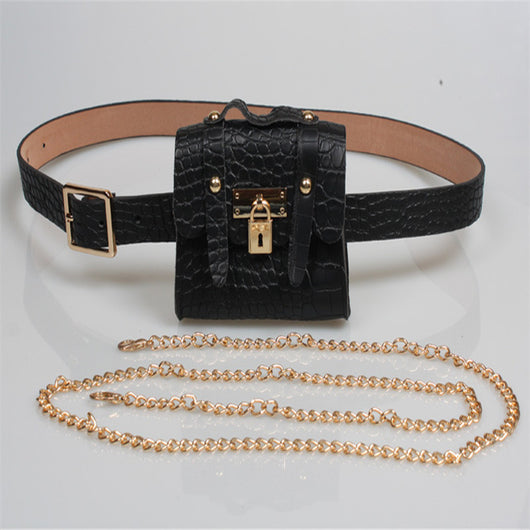 Bolso Pequeño con Cadena Metálica - Image 4