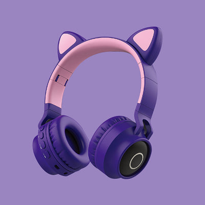 Auriculares Inalámbricos con Orejas LED - Bluetooth 5.0 Plegables para Niños - Image 4