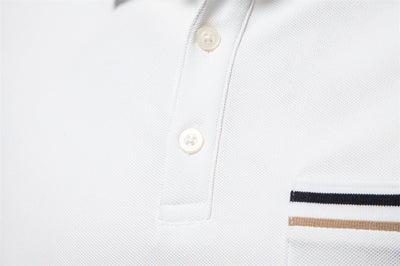 Polo Ejecutivo a Rayas con Cuello Clásico para Hombre - Image 21
