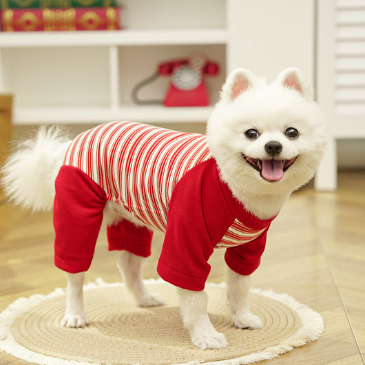 Camiseta Rayada para Perros Grandes - Ropa Cómoda y Protectora - Image 11