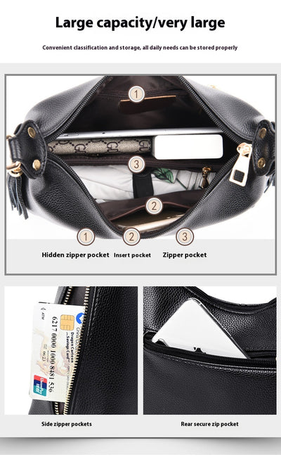 Bolso de Cuero Suave para Mamá - Bandolera Elegante Multiuso - Image 22