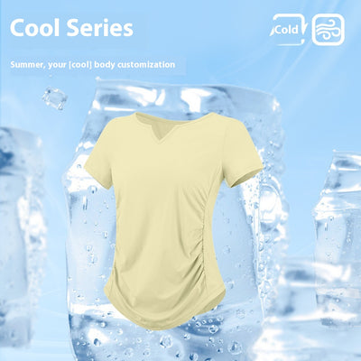 Playera Deportiva Ajustada de Secado Rápido con Control Abdominal - Image 10
