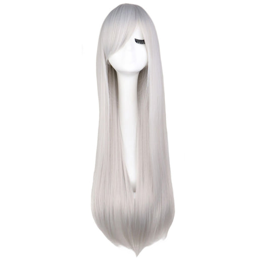 Peluca de Cabello Liso Largo con Base de Malla Mate - Image 7
