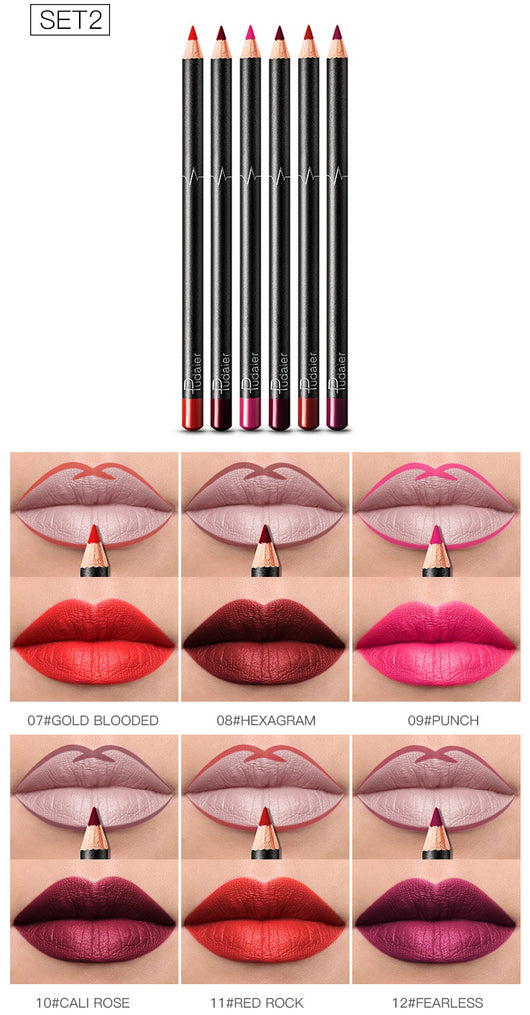 Delineador de Labios 36 Colores Resistente al Agua - Tonos Desnudos - Image 12