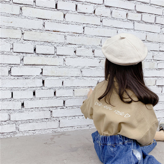 Blusa Infantil Estilo Coreano con Bordados para Otoño - Image 5
