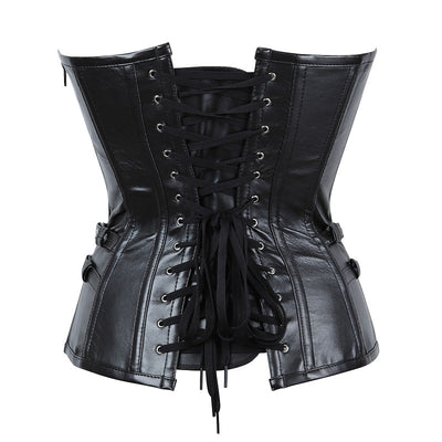 Corset de Acero y Cuero con Cierre Gótico - Image 11
