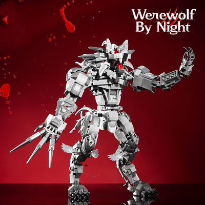 Modelo Mecha Lobo Oscuro 7051 - Rompecabezas de Bloques de Construcción - Image 11