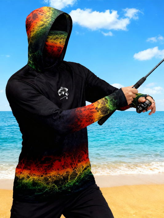 Camisa de Pesca UPF 50 Manga Larga Anti UV - Jersey de Rendimiento para Pesca, Surf y Actividades Acuáticas