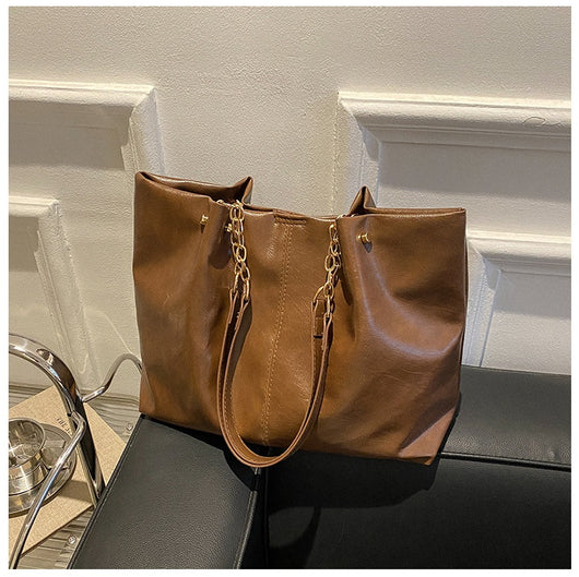 Bolsa Tote de Gran Capacidad con Cadena de Hombro - Diseño Suave Premium - Image 9