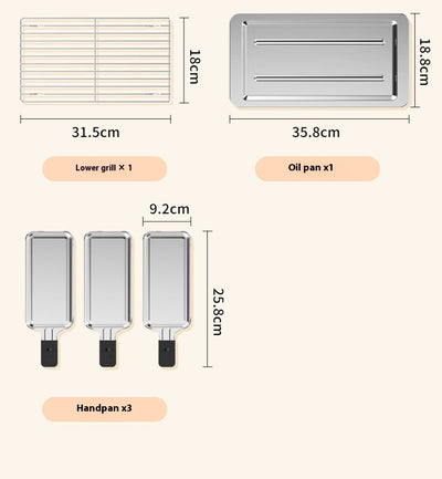 Horno Eléctrico Multifunción con Bandeja para Asar Carnes - Image 18