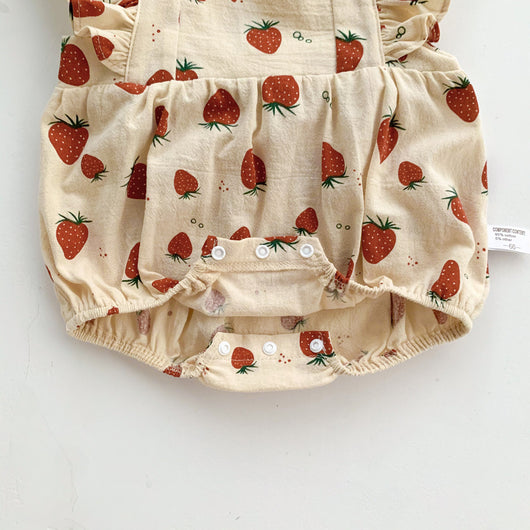 Romper sin Mangas con Estampado de Fresas para Mujer - Image 8