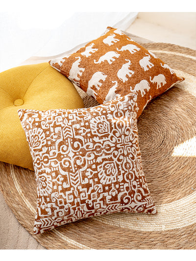 Cojín Decorativo Étnico con Tejido Teñido de Elefante - Image 15
