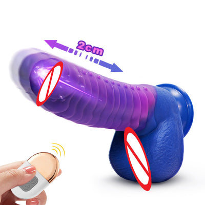 Vibrador Telescópico con Calor y Función Swing para Placer Intenso - Image 9