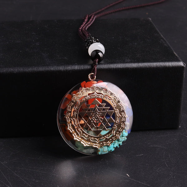 Collar Colgante de Piedra Energética