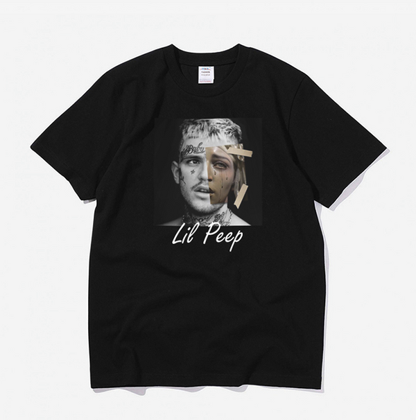 Camiseta Retro Negro y Púrpura Unisex