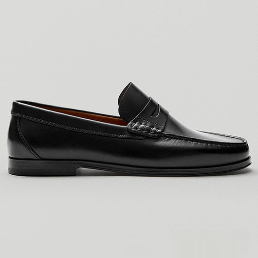 Mocasín Retro de Cuero Genuino para Hombre - Confección Artesanal Resistente - Image 12