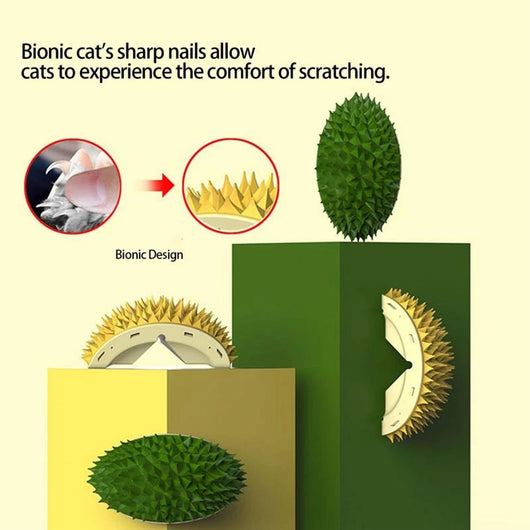 Cepillo Masajeador Durian para Gatos y Perros - Rascador de Pared Multifuncional - Image 6
