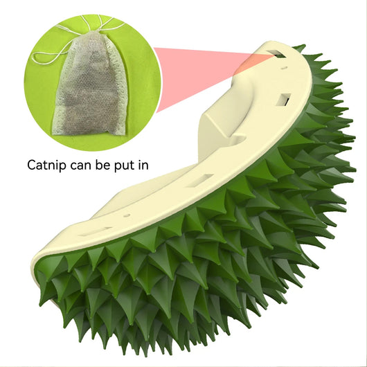 Cepillo Masajeador Durian para Gatos y Perros - Rascador de Pared Multifuncional - Image 11