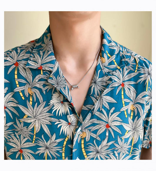 Camisa Cuello Cubano Hombros Sueltos - Image 27