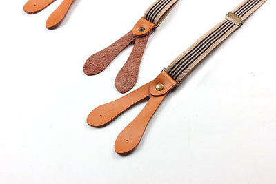 Tirantes Elásticos Dobles para Hombre y Mujer con Rayas - Image 2