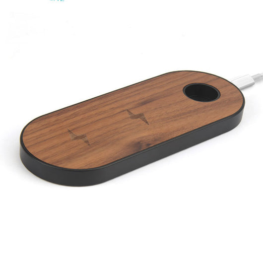 Cargador Inalámbrico de Madera Natural - Image 3