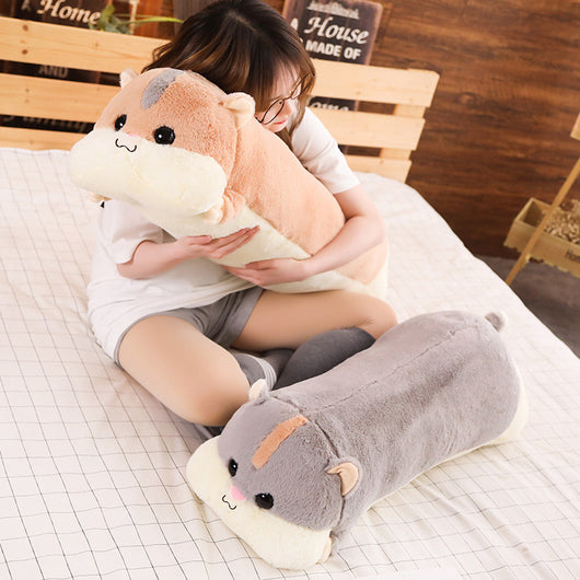 Almohada Peluche Alargada de Hámster - Cojín Suave y Acogedor - Image 4
