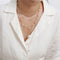 Collar de Novia con Perlas y Borlas Multicapa