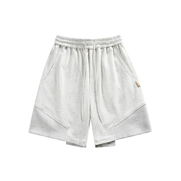 Shorts Casuales Estilo Universitario con Costuras Reforzadas