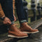 Botas Casuales de Hombre Otoño Invierno con Cordones Frontales Talla 38-48