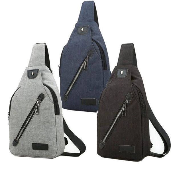 Mochila Bolso de Lona con Correa Diagonal