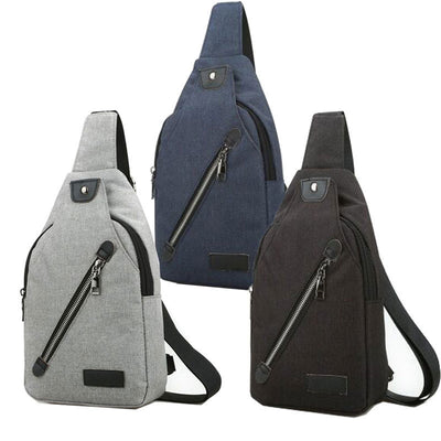 Mochila Bolso de Lona con Correa Diagonal - Image 2