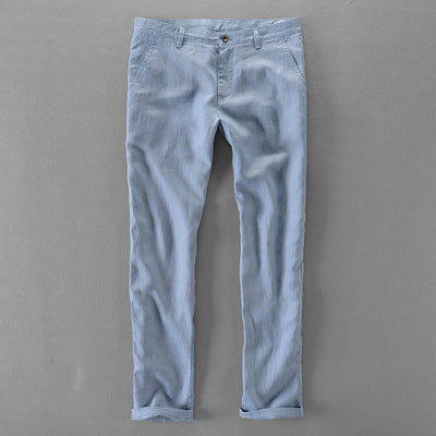 Pantalones de Lino Casual Cómodos y Transpirables - Image 9