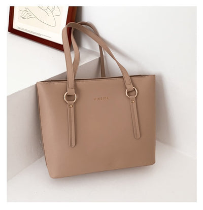 Bolso Tote Minimalista de Gran Capacidad - Diseño Versátil para Cualquier Ocasión - Image 10