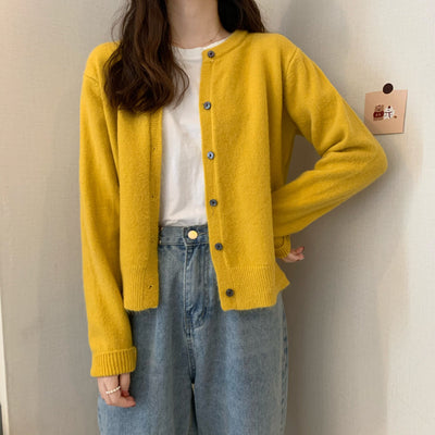 Cardigan de Cashmere Suelto Acolchado con Mangas Largas - Image 37