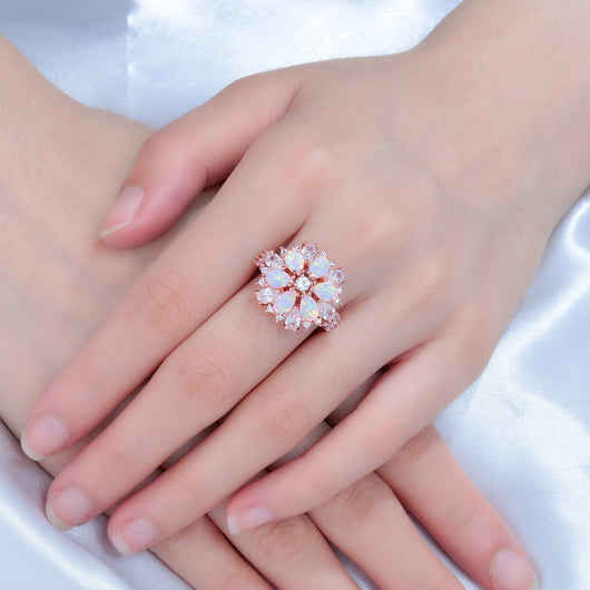 Anillo Floral Rosa Orpel - Image 5