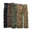 Pantalones de Trabajo Multibolsillos XL - Casuales Cómodos para Hombre