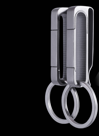 Llavero Doble en Aleación de Titanio para Hombre - Porta Llaves Creativo y Personalizable - Image 14