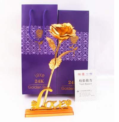 Rosa Dorada Eterna - Regalo Perfecto - Image 6