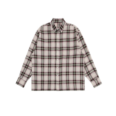 Camisa de Cuadros Manga Larga para Hombre - Estilo Otoño - Image 6
