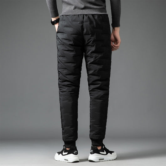 Pantalones Térmicos de Algodón Rellenos de Plumón para Hombre - Image 6