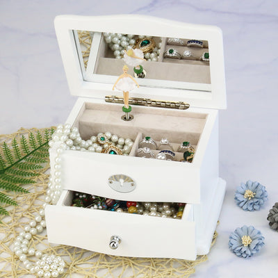 Caja de Almacenamiento de Joyas con Música Estilo Europeo - Image 10