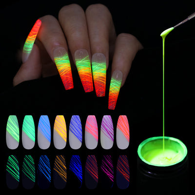 Gel de Uñas Efecto Araña Luminoso con Tecnología UV