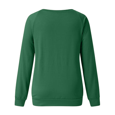 Sudadera Estampado Montañas Otoño Cómoda Suelta Mujer Cuello Redondo - Image 2