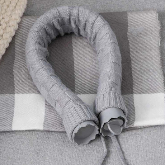 Bolsa Térmica de Silicona en Forma de U con Cobertor Tejido - Calentador de Cuello y Manos - Image 16