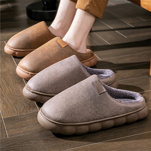 Pantuflas Térmicas de Pareja - Zapatillas de Felpa Cálidas para Casa - Image 10