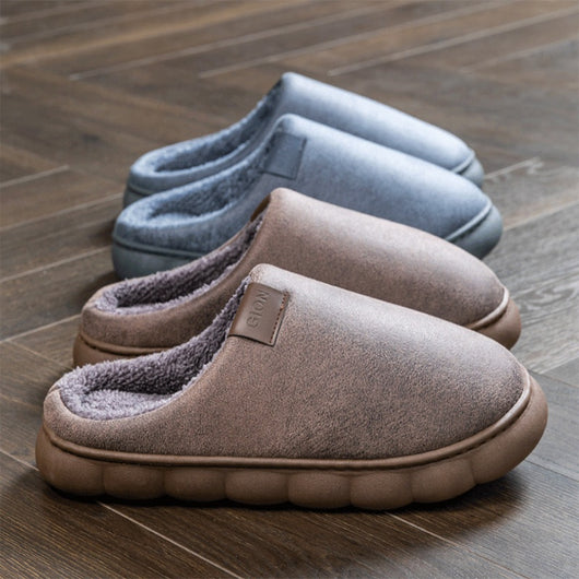 Pantuflas Térmicas de Pareja - Zapatillas de Felpa Cálidas para Casa - Image 8