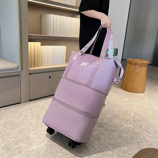 Bolsa de Viaje Expandible con Ruedas - Capacidad Grande, Separación Seco-Húmedo - Image 36